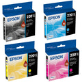 New, Pre-Owned - Epson 220XL 4-Pack Ink Cartridges- Black/Cyan/Magenta/Yellow