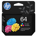 New, Pre-Owned - HP 64 (N9J89AN) Tri-Color Ink Cartridge