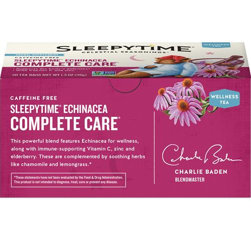 Celestial Seasonings Wellness Tea, Sleepytime Echinacea Complete Care, 20 Count Box