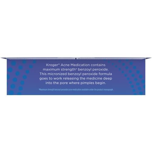 Kroger Max Strength Acne Gel Spot Treatment with Benzoyl Peroxide 1 oz