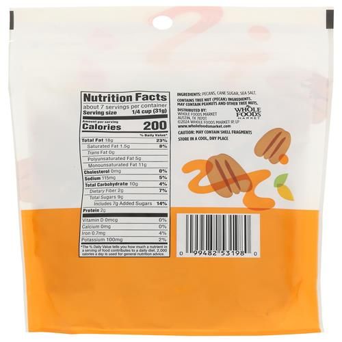 Whole Foods Market Glazed Pecans, 8 Ounce