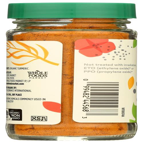 Whole Foods Market, Organic Turmeric, 1.41 Oz