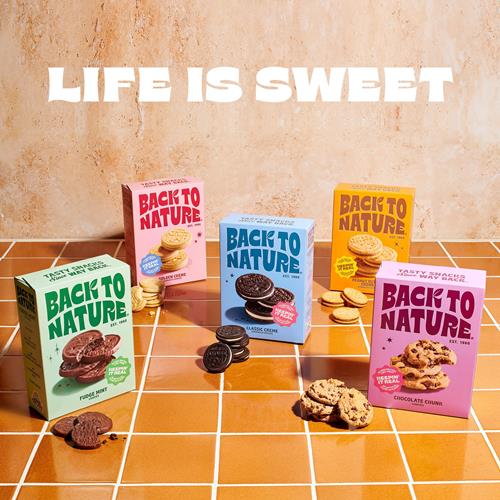 Back To Nature - Double Classic Creme Sandwich Cookies - Enjoy Our Plant Based Cookies Made With Wheat Flour - Vegan & Non-Gmo - Seriously Tasty Snacking - 8.25 Ounce