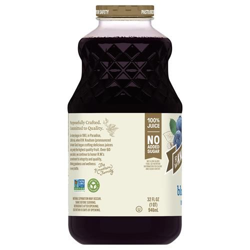 R.W. Knudsen Family Just Blueberry Juice, 32 Ounces
