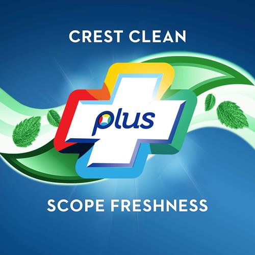 Crest + Scope Complete Whitening Toothpaste Minty Fresh Oz, Mint, 5.4 Ounce