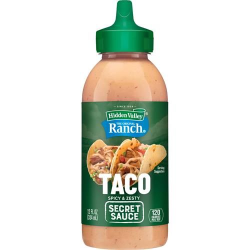 Hidden Valley The Original Ranch Taco Secret Sauce, 12 Fluid Ounce Squeezable Bottle (Package May Vary)