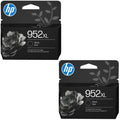 New, Pre-Owned - HP 952XL (F6U19AN) Black Ink Cartridge- 2 Pack