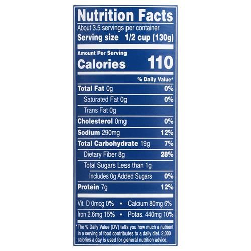 Bushs Canned Cannellini Beans (Pack Of 1), Good Source Of Plant-Based Protein, Excellent Source Of Fiber, Fat Free, Gluten Free, 15.5 Oz