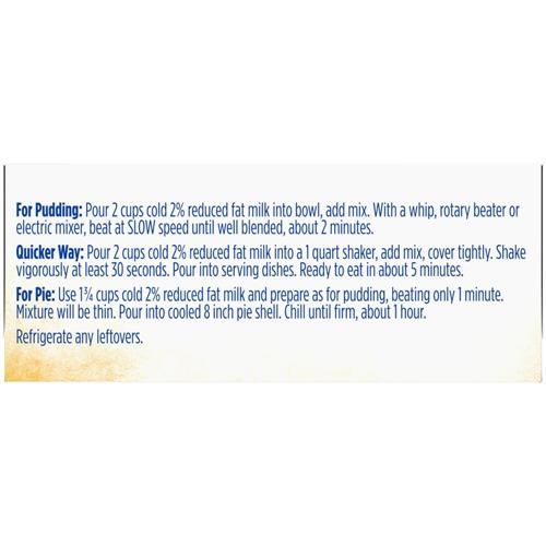 Kroger Vanilla Pudding & Pie Filling 3.4 oz