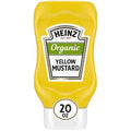 Heinz Organic Yellow Mustard (20 Oz Bottle)