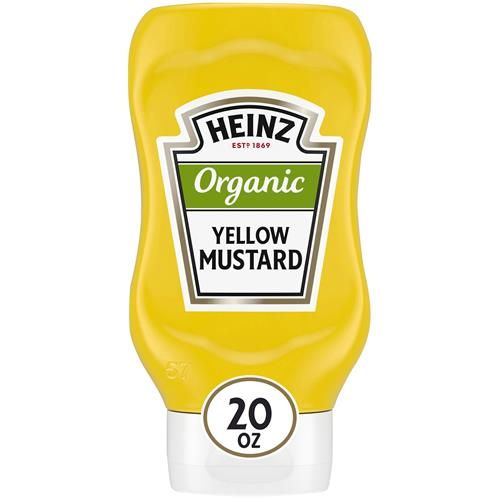 Heinz Organic Yellow Mustard (20 Oz Bottle)