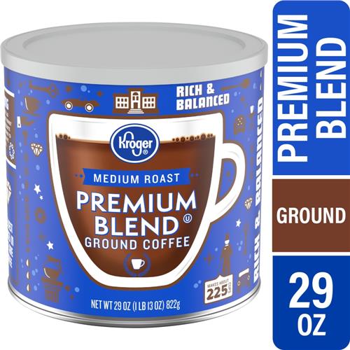 Kroger Premium Blend Medium Roast Ground Coffee 29 oz