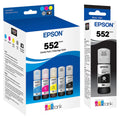 New, Pre-Owned - Epson (552) Ultra High-Yield Multi-Color Ink Bottle-(6-Pack)