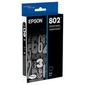 New, Pre-Owned - Epson T802 Standard Yield Black Ink Cartridge,T802120-S