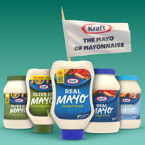 Kraft Real Mayo Creamy & Smooth Mayonnaise, 22 Fl Oz Bottle