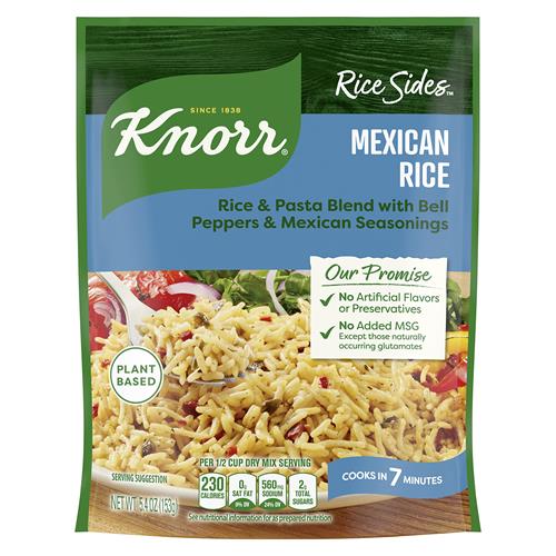 Knorr Rice Sides For A Tasty Rice Side Dish Mexican Rice No Artificial Flavors, No Preservatives, No Added Msg 5.4 Oz