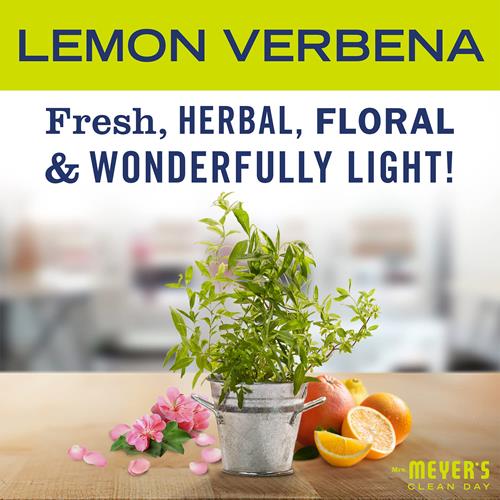 Mrs. Meyers Clean Day Liquid Hand Soap Refill, Cruelty Free And Biodegradable Formula, Lemon Verbena Scent, 33 Oz