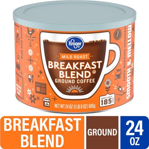 Kroger Breakfast Blend Mild Roast Ground Coffee 24 oz