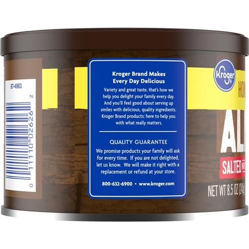 Kroger Honey Roasted Almonds 8.5 oz