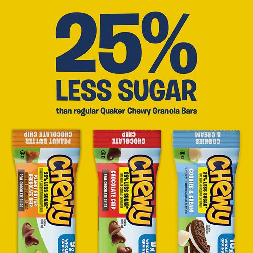 Quaker Chewy Granola Bar Variety Pack, 0.84 Oz, 18 Ct
