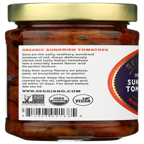 Seggiano Organic Sundried Tomatoes In Evoo, 7.9 Oz