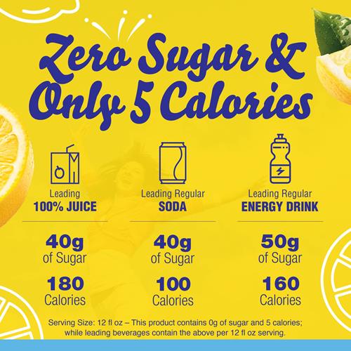 Crystal Light Lemonade Naturally Flavored Powdered Drink Mix, 6 Ct Pitcher Packets