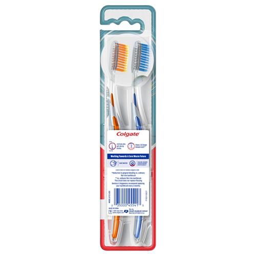 Colgate Total Clean In Between Manual Toothbrush Fhs - 2Ct
