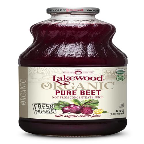 Lakewood Organic Beet Juice, 32 Fl Oz (Pack Of 1) Package May Vary