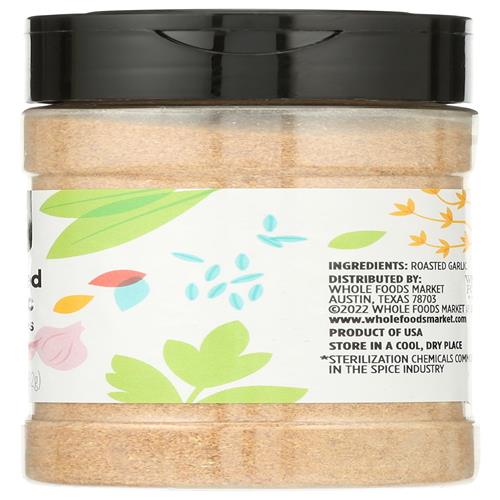 Whole Foods Market, Roasted Garlic Granules, 2.19 Ounce