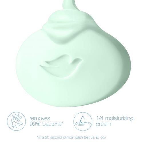 Dove Beauty Bar Soap Antibacterial Care 6 Count For Clean, Moisturized Skin, Removes Bacteria 3.75 Oz