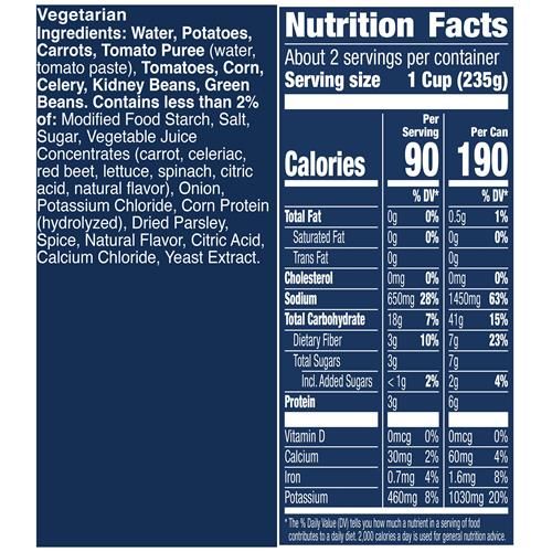 Progresso Vegetable Classics, Garden Vegetable Canned Soup, 19 Oz.