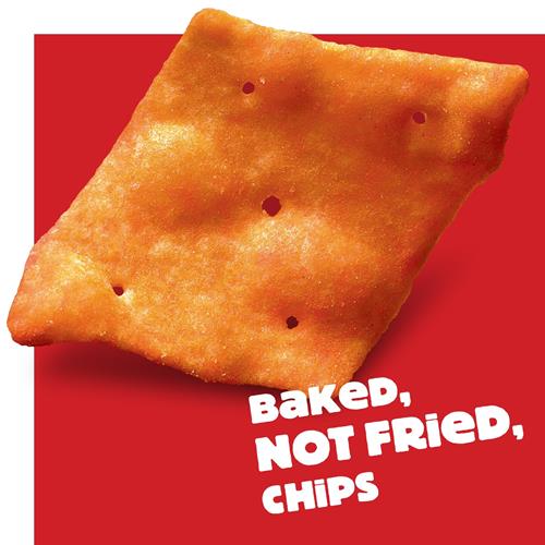 Cheez-It Snapd Cheese Cracker Chips, Thin Crisps, Lunch Snacks, Double Cheese, 7.5Oz Bag (1 Bag)