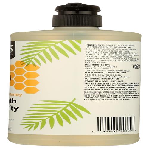 Whole Foods Market Strength & Vitality Shampoo, Coconut & Honey, 32 Fl Oz