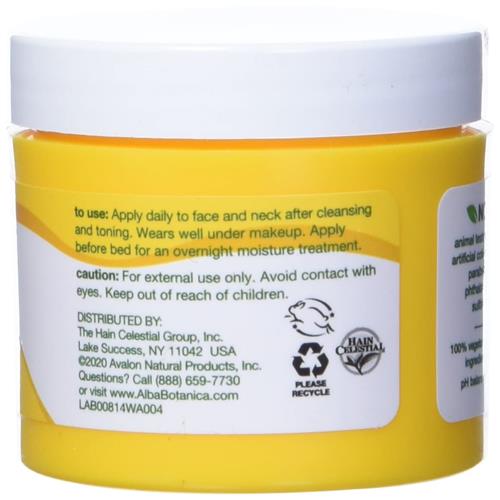 Alba Botanica, Cream Moisture Jasmine Vitamin E, 3 Ounce