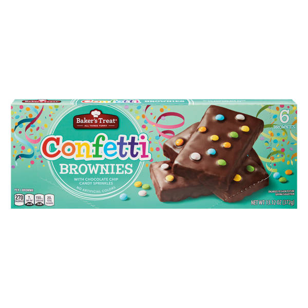 Baker's Treat Confetti  Brownies, 13.12 oz