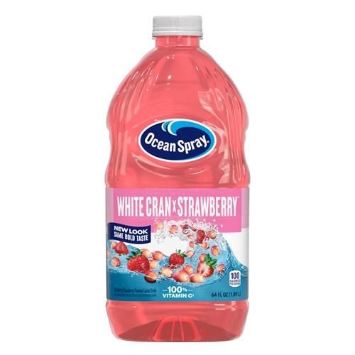 Ocean Spray White Cran-Strawberry Juice Drink, 64 Fl Oz Bottle (Pack Of 1)