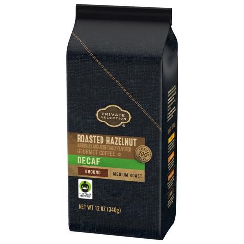 Private Selection Decaf Roasted Hazelnut Medium Roast Ground Coffee 12 oz