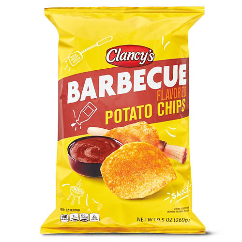 Clancy's Barbecue  Potato Chips, 9.5 oz