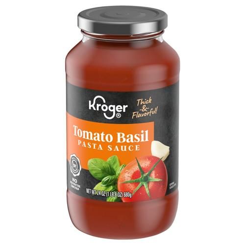 Kroger Tomato Basil Pasta Sauce 24 oz