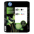 New, Pre-Owned - HP 60XL High Yield Black & Color Ink Cartridge