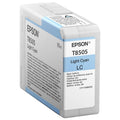 New, Pre-Owned - Epson 80ml UltraChrome HD Light Cyan Ink Cartridge, T850500