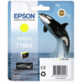 New, Pre-Owned - Epson T7604 Standard Yield Yellow Ink Cartridge