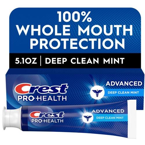 Crest Pro-Health Advanced Deep Clean Mint Toothpaste, 5.1 Oz,