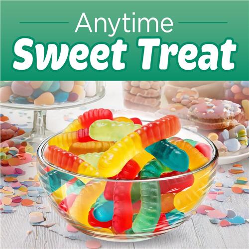 Kroger Gummi Worms Candy Bag 7 oz