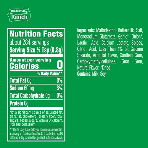 Hidden Valley Original Ranch Seasoning, Dressing And Dip Mix, 8 Ounces (Package May Vary)
