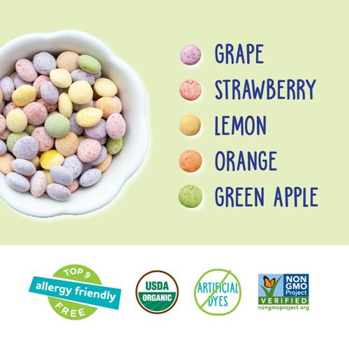 Yumearth Organic Sour Giggles Chewy Candy - Allergy Friendly (Top 9 Free), No Artificial Dyes Or Flavors, Non Gmo, Gluten Free, Vegan - Individually Wrapped Sour Snack Packs - 0.5 Ounce (Pack Of