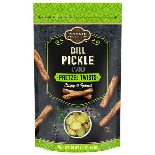 Private Selection Dill Pickle Seasoned Pretzel Twists 16 oz