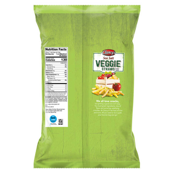 Clancy's Veggie Straws,  7 oz