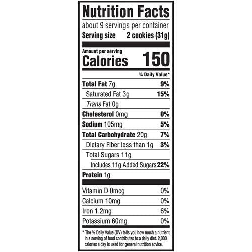 Chips Ahoy! Chewy Hersheys Fudge Filled Soft Cookies, 9.6 Oz
