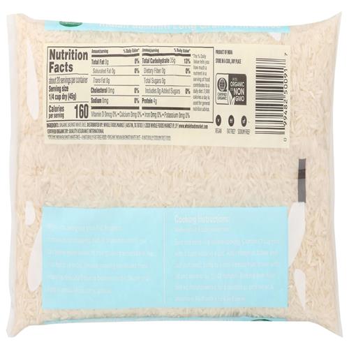 Whole Foods Market, Organic White Basmati Indian Rice, 32 Oz
